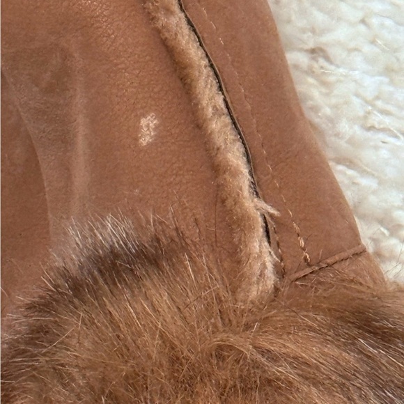 Jordan Craig Tan Faux Fur Trim Kids Coat Desert Fox Sz 6 NWT - Picture 5 of 6